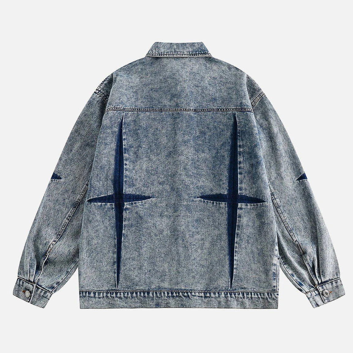 Aelfric Eden | Unisex Denim Blended Fabrics Street Style Cotton Oversized 5 Aelfric Eden | Unisex Denim Blended Fabrics Street Style Cotton Oversized - Image 3