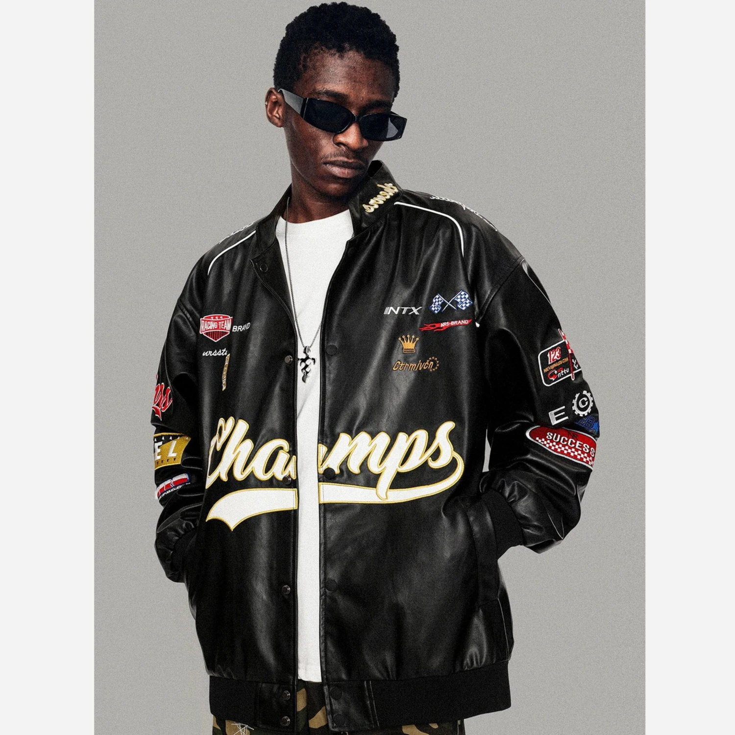 Aelfric Eden | Unisex Faux Fur Street Style Biker Jackets 7 Aelfric Eden | Unisex Faux Fur Street Style Biker Jackets - Image 5