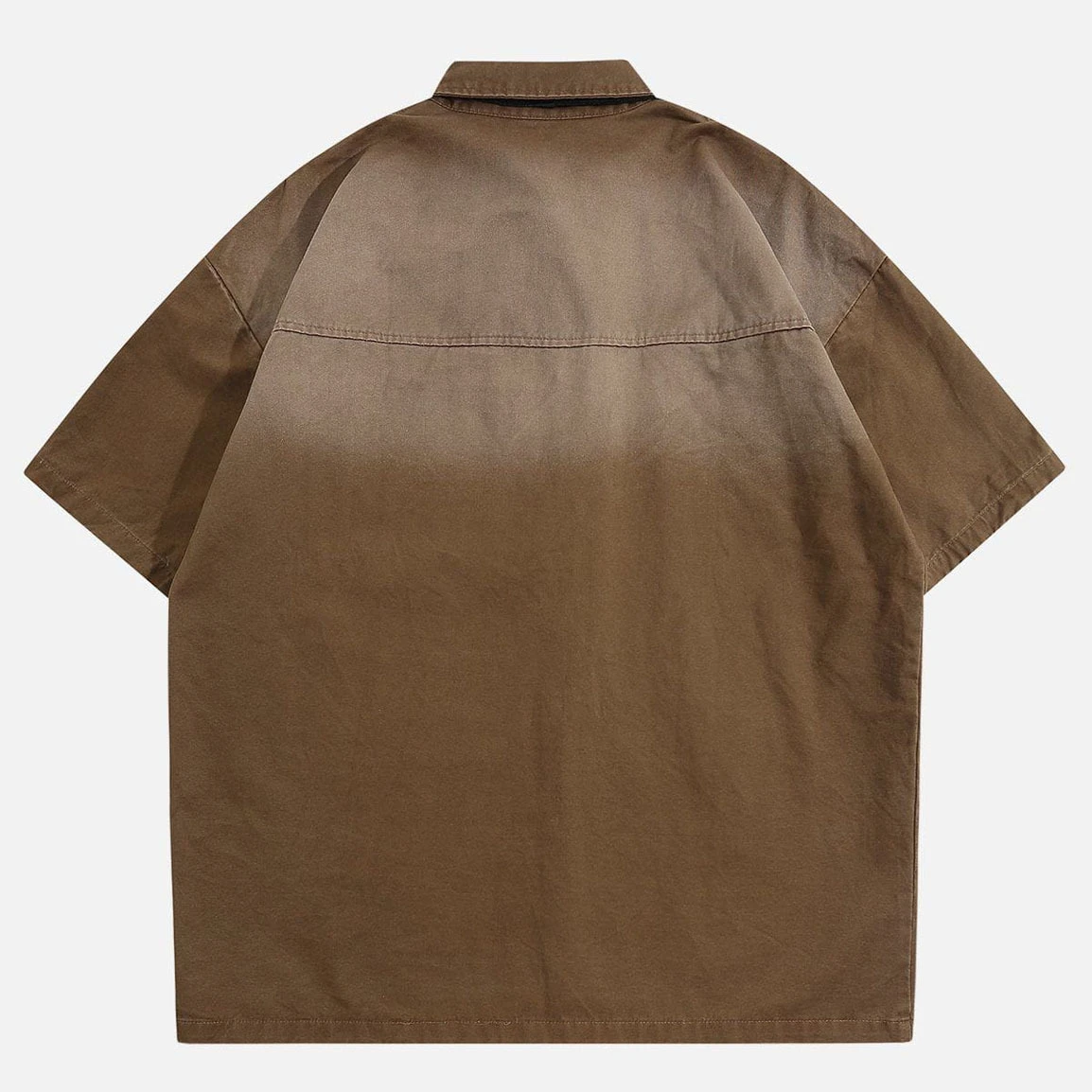 Aelfric Eden | Unisex Denim Street Style Cotton Short Sleeves Shirts 8 Aelfric Eden | Unisex Denim Street Style Cotton Short Sleeves Shirts - Image 6