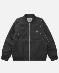 Aelfric Eden | Star Unisex Street Style Plain Cotton Skater Style Jackets -Aelfric Eden Shop org 1278