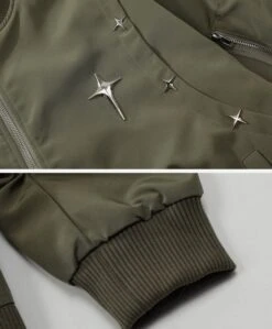 Aelfric Eden | Star Unisex Street Style Plain Cotton Skater Style Jackets -Aelfric Eden Shop org 1280