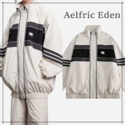 Aelfric Eden | Unisex Street Style Plain Oversized Jackets