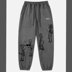 Aelfric Eden | Printed Pants Street Style Cotton Logo Joggers & Sweatpants -Aelfric Eden Shop org 135