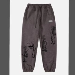 Aelfric Eden | Printed Pants Street Style Cotton Logo Joggers & Sweatpants -Aelfric Eden Shop org 136