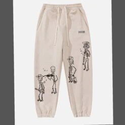 Aelfric Eden | Printed Pants Street Style Cotton Logo Joggers & Sweatpants -Aelfric Eden Shop org 137