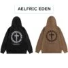 Aelfric Eden | Pullovers Unisex Suede Street Style Long Sleeves Cotton