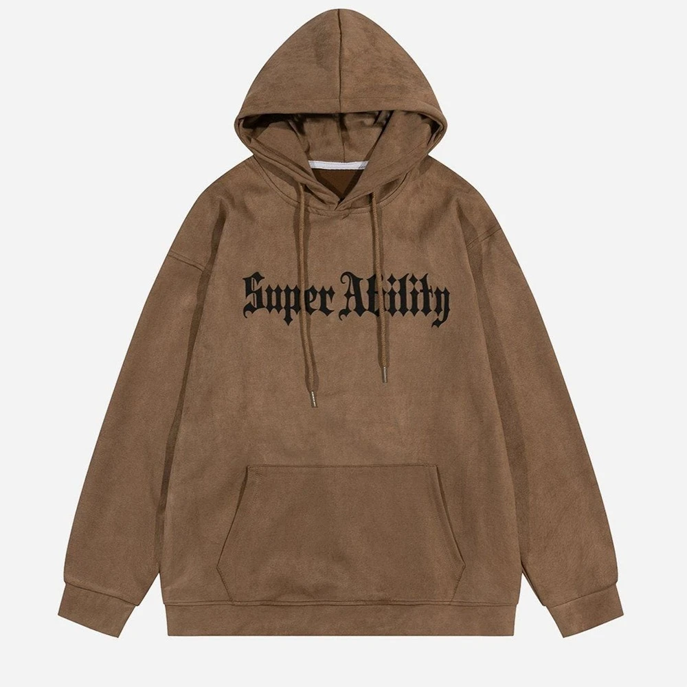 Aelfric Eden | Pullovers Unisex Suede Street Style Long Sleeves Cotton 7 Aelfric Eden | Pullovers Unisex Suede Street Style Long Sleeves Cotton - Image 5