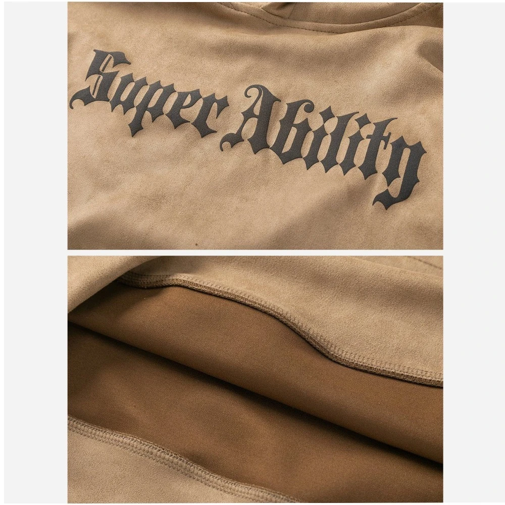 Aelfric Eden | Pullovers Unisex Suede Street Style Long Sleeves Cotton 8 Aelfric Eden | Pullovers Unisex Suede Street Style Long Sleeves Cotton - Image 6