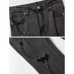 Aelfric Eden | Unisex Denim Street Style Plain Cotton Fringes Washed Denim 15 Aelfric Eden | Unisex Denim Street Style Plain Cotton Fringes Washed Denim -Aelfric Eden Shop org 16