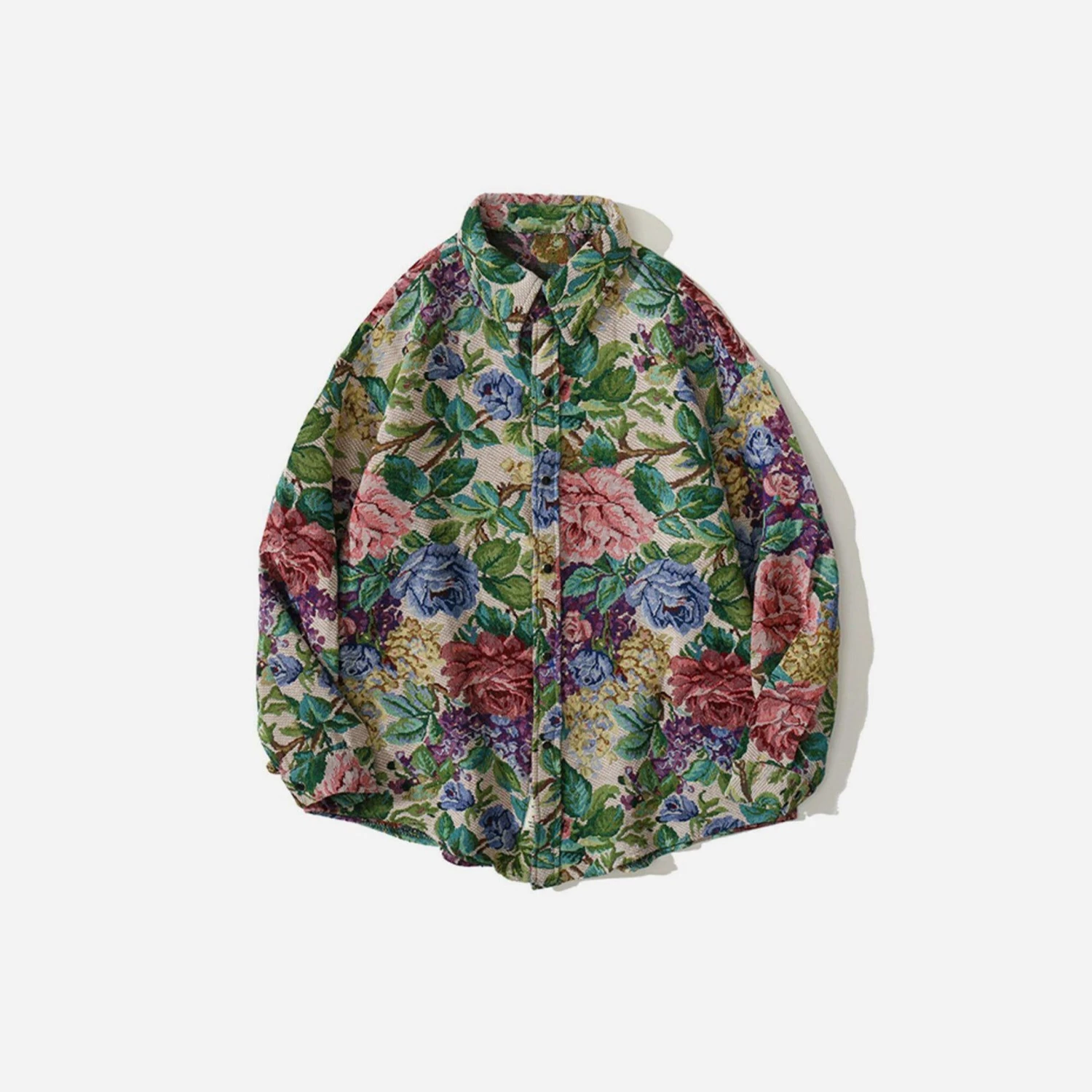 Aelfric Eden | Unisex Street Style Plain Oversized Logo Front Button Shirts 6 Aelfric Eden | Unisex Street Style Plain Oversized Logo Front Button Shirts - Image 4