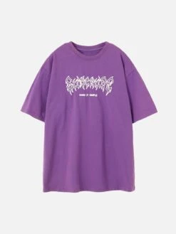 Aelfric Eden | Crew Neck Unisex Street Style Cotton Short Sleeves Logo -Aelfric Eden Shop org 213