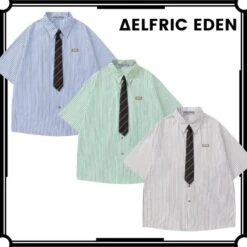 Aelfric Eden | Stripes Unisex Street Style Cotton Shirts