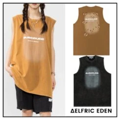 Aelfric Eden | Crew Neck Unisex Sleeveless Street Style Cotton Skater Style
