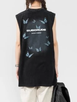 Aelfric Eden | Crew Neck Unisex Sleeveless Street Style Cotton Skater Style -Aelfric Eden Shop org 252