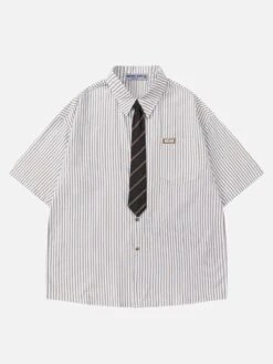 Aelfric Eden | Stripes Unisex Street Style Cotton Shirts -Aelfric Eden Shop org 28