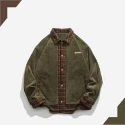 Aelfric Eden | Unisex Street Style Cotton Oversized Front Button Jackets