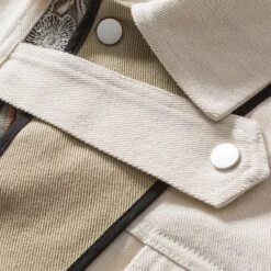 Aelfric Eden | Flower Patterns Unisex Street Style Oversized Front Button -Aelfric Eden Shop org 347