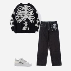 Aelfric Eden | Pullovers Heart Unisex Street Style U-Neck Long Sleeves -Aelfric Eden Shop org 384