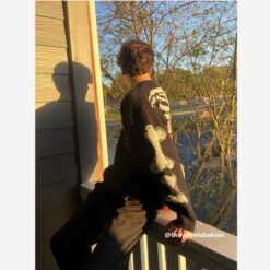 Aelfric Eden | Pullovers Heart Unisex Street Style U-Neck Long Sleeves -Aelfric Eden Shop org 386