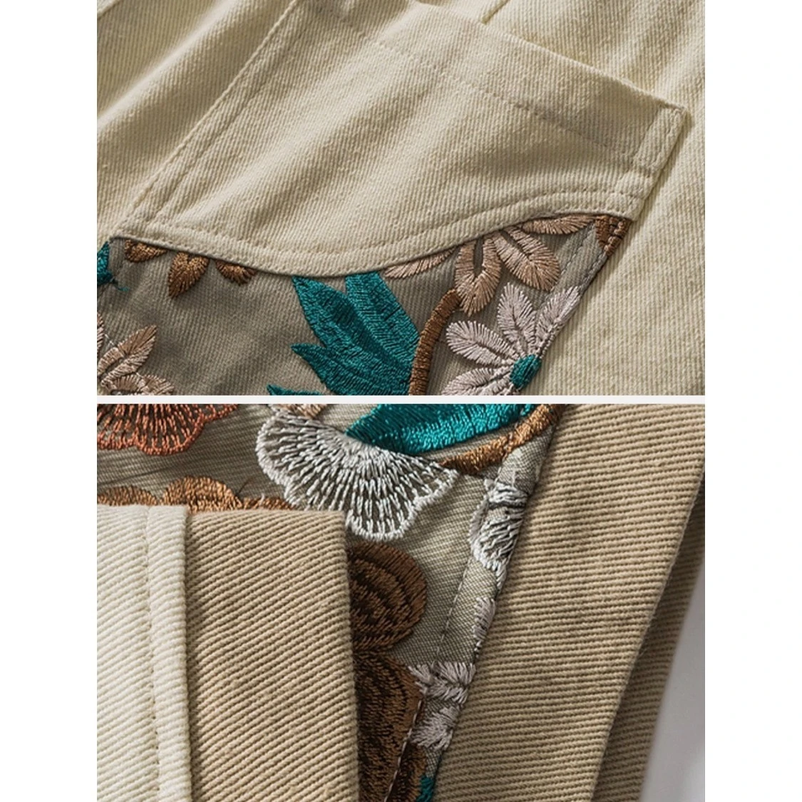 Aelfric Eden | Flower Patterns Blended Fabrics Street Style Plain Shorts 6 Aelfric Eden | Flower Patterns Blended Fabrics Street Style Plain Shorts - Image 4