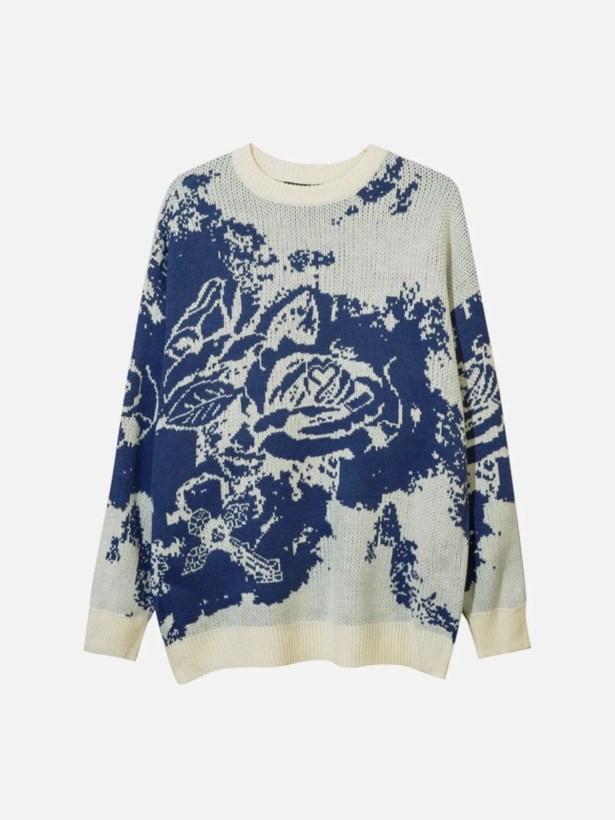 Aelfric Eden | Crew Neck Pullovers Flower Patterns Unisex Street Style 5 Aelfric Eden | Crew Neck Pullovers Flower Patterns Unisex Street Style - Image 3