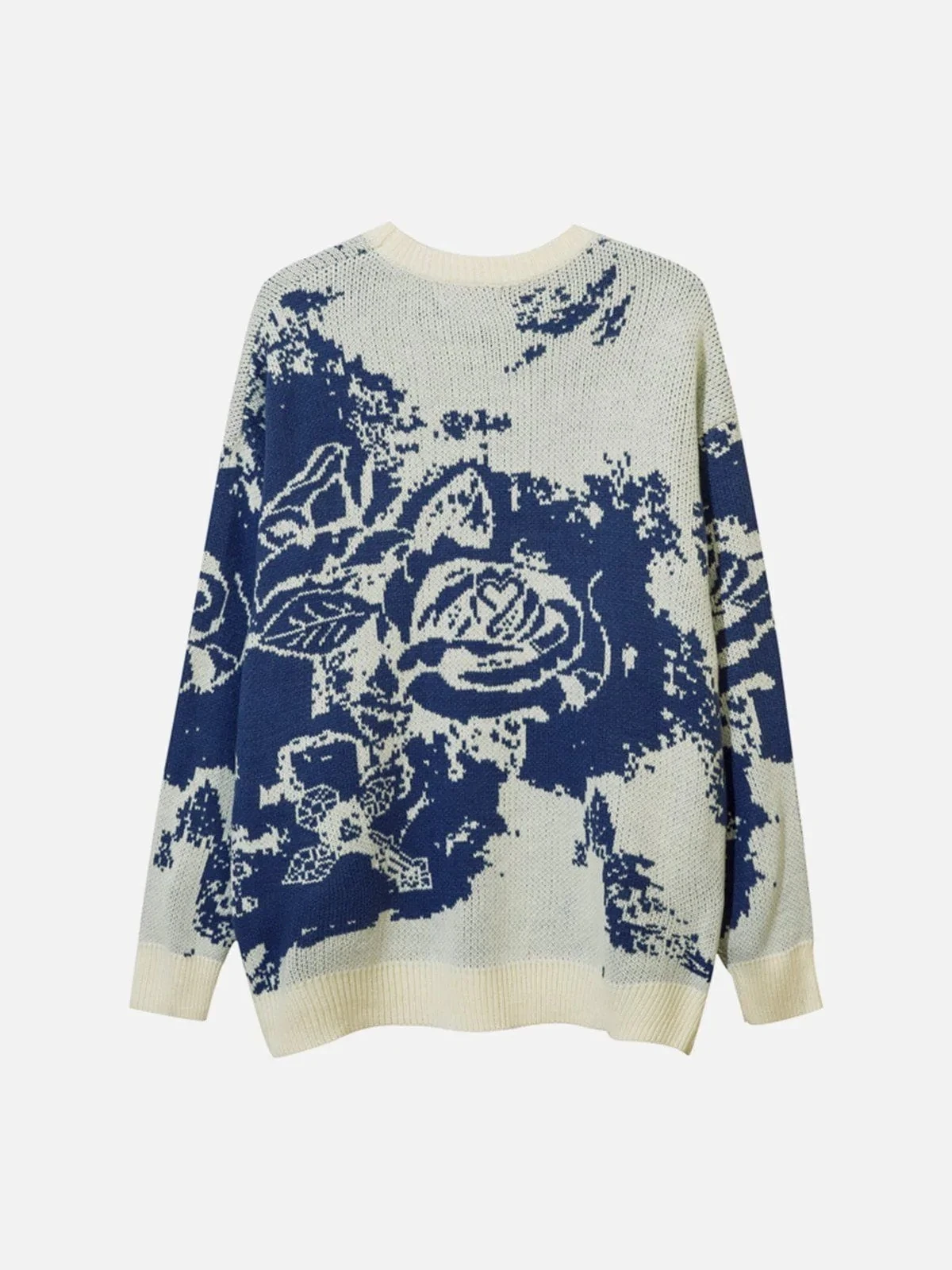 Aelfric Eden | Crew Neck Pullovers Flower Patterns Unisex Street Style 6 Aelfric Eden | Crew Neck Pullovers Flower Patterns Unisex Street Style - Image 4