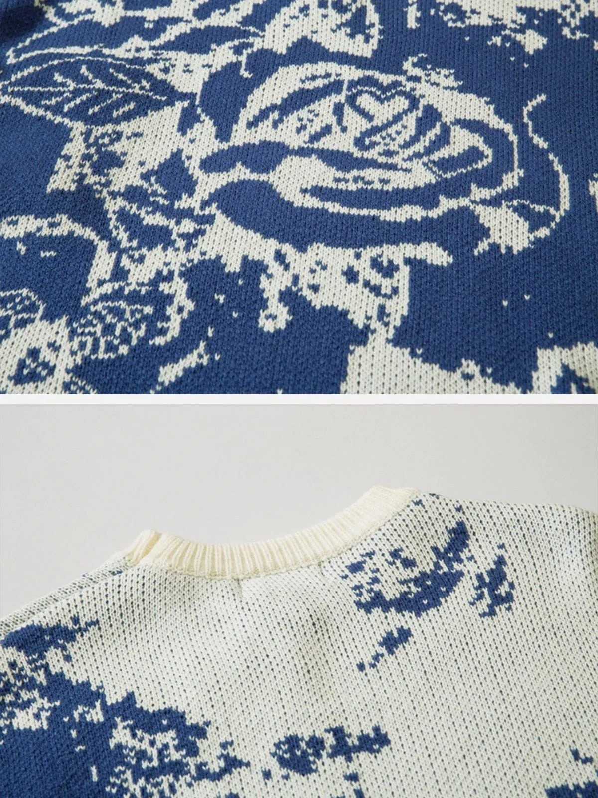 Aelfric Eden | Crew Neck Pullovers Flower Patterns Unisex Street Style 7 Aelfric Eden | Crew Neck Pullovers Flower Patterns Unisex Street Style - Image 5