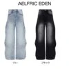 Aelfric Eden | Unisex Denim Street Style Plain Cotton Wide Leg Washed Denim -Aelfric Eden Shop org 437
