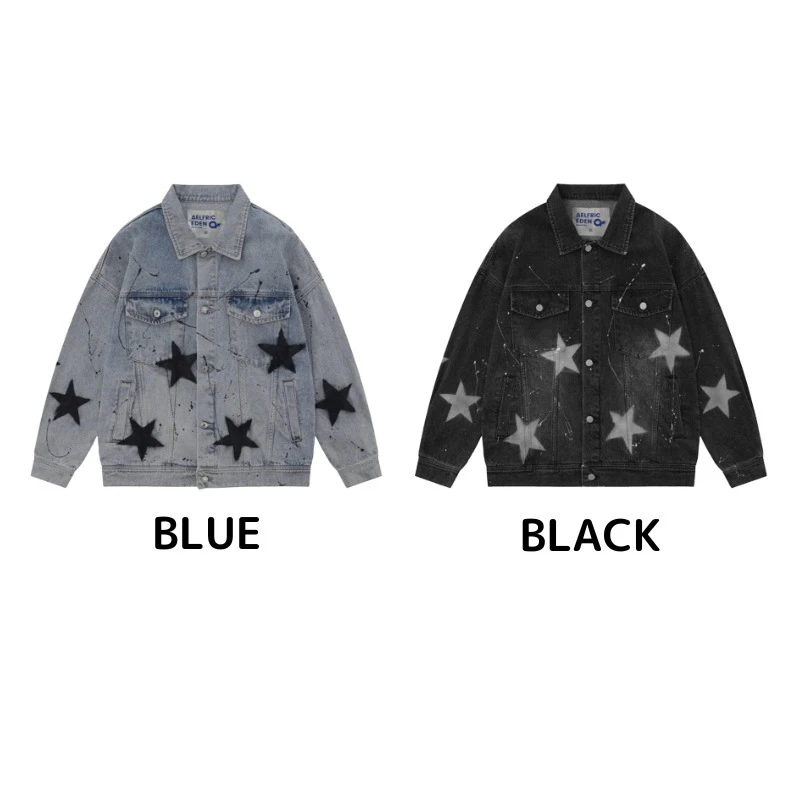 Aelfric Eden | Star Unisex Denim Street Style Cotton Skater Style Denim 4 Aelfric Eden | Star Unisex Denim Street Style Cotton Skater Style Denim - Image 2