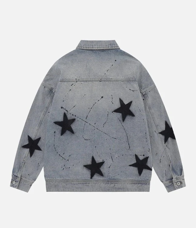 Aelfric Eden | Star Unisex Denim Street Style Cotton Skater Style Denim 7 Aelfric Eden | Star Unisex Denim Street Style Cotton Skater Style Denim - Image 5