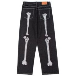 Aelfric Eden | Printed Pants Skull Denim Street Style Plain Jeans -Aelfric Eden Shop org 466