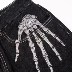 Aelfric Eden | Printed Pants Skull Denim Street Style Plain Jeans -Aelfric Eden Shop org 468