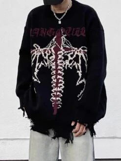 Aelfric Eden | Crew Neck Pullovers Unisex Street Style Long Sleeves -Aelfric Eden Shop org 483