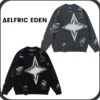 Aelfric Eden | Crew Neck Pullovers Star Unisex Street Style Bi-color -Aelfric Eden Shop org 487