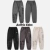 Aelfric Eden | Sweat Street Style Cotton Logo Joggers & Sweatpants -Aelfric Eden Shop org 501