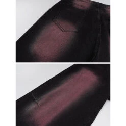 Aelfric Eden | Unisex Denim Street Style Tie-dye Plain Cotton Washed Denim -Aelfric Eden Shop org 549