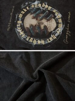 Aelfric Eden | Crew Neck Skull Unisex Street Style Long Sleeves Sweatshirts -Aelfric Eden Shop org 568