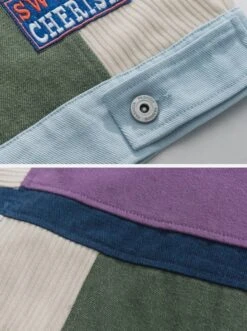 Aelfric Eden | Unisex Street Style Cotton Logo Front Button Jackets -Aelfric Eden Shop org 590