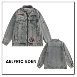 Aelfric Eden | Unisex Street Style Plain Cotton Skater Style Denim