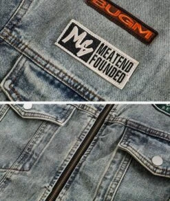 Aelfric Eden | Unisex Street Style Plain Cotton Skater Style Denim -Aelfric Eden Shop org 594