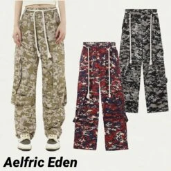 Aelfric Eden | Camouflage Unisex Street Style Skater Style Bottoms