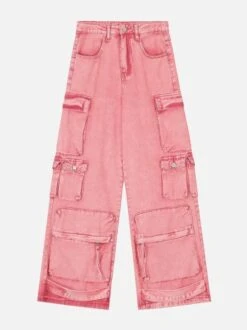 Aelfric Eden | Unisex Denim Street Style Plain Cotton Wide Leg Jeans -Aelfric Eden Shop org 661