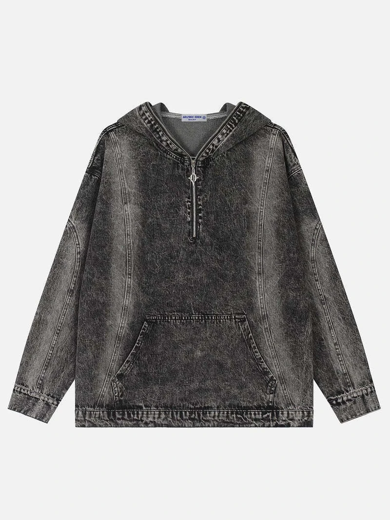 Aelfric Eden | Pullovers Denim Street Style Long Sleeves Plain Cotton 4 Aelfric Eden | Pullovers Denim Street Style Long Sleeves Plain Cotton - Image 2