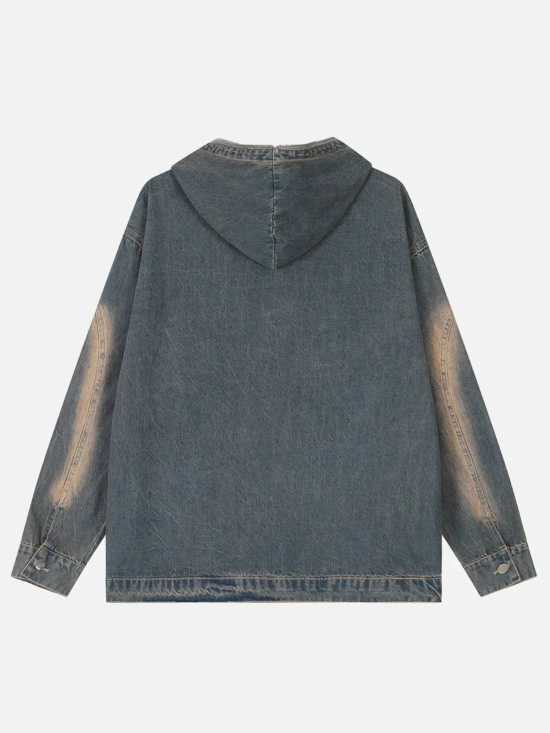 Aelfric Eden | Pullovers Denim Street Style Long Sleeves Plain Cotton 7 Aelfric Eden | Pullovers Denim Street Style Long Sleeves Plain Cotton - Image 5