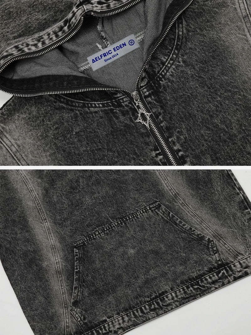 Aelfric Eden | Pullovers Denim Street Style Long Sleeves Plain Cotton 8 Aelfric Eden | Pullovers Denim Street Style Long Sleeves Plain Cotton - Image 6