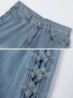 Aelfric Eden | Denim Street Style Plain Wide Leg Jeans 12 Aelfric Eden | Denim Street Style Plain Wide Leg Jeans -Aelfric Eden Shop org 687