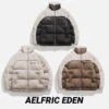 Aelfric Eden | Unisex Street Style Bi-color Plain Logo Loungewear Coats 1 Aelfric Eden | Unisex Street Style Bi-color Plain Logo Loungewear Coats -Aelfric Eden Shop org 70