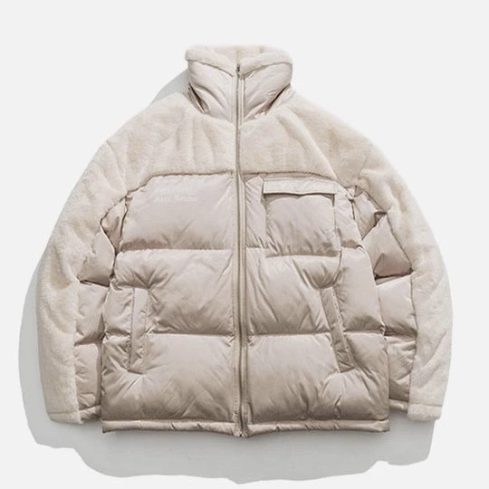 Aelfric Eden | Unisex Street Style Bi-color Plain Logo Loungewear Coats 5 Aelfric Eden | Unisex Street Style Bi-color Plain Logo Loungewear Coats - Image 3