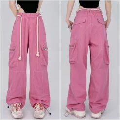 Aelfric Eden | Unisex Street Style Plain Cotton Cargo Pants