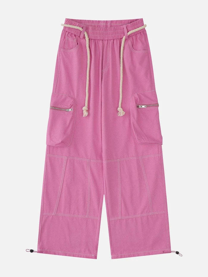 Aelfric Eden | Unisex Street Style Plain Cotton Cargo Pants 4 Aelfric Eden | Unisex Street Style Plain Cotton Cargo Pants - Image 2